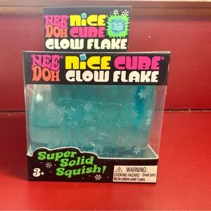 Nee Doh Nice Cube Glow Flake Toy